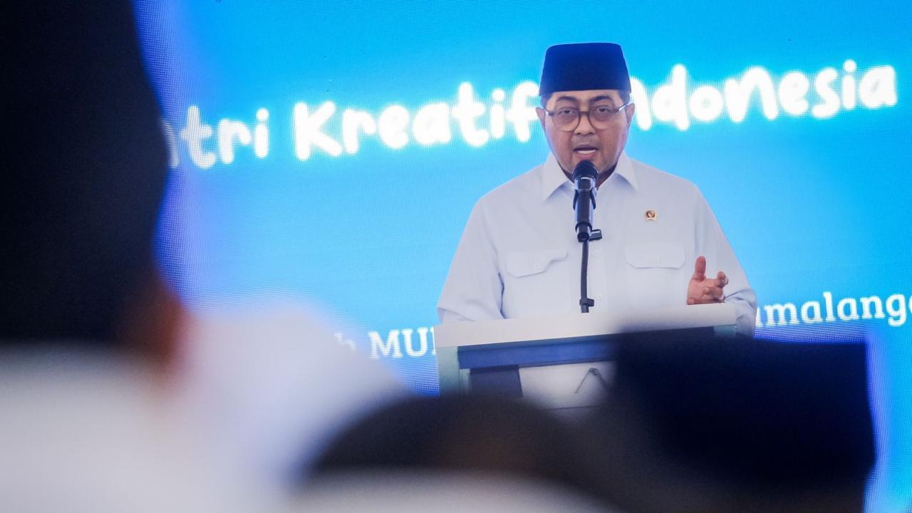 MenEkraf Teuku Riefky Ajak Santri Lawan Judi Online Lewat Konten Kreatif