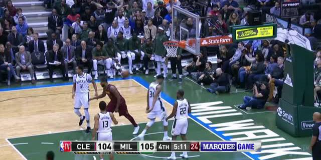 VIDEO : GAME RECAP NBA 2017-2018, Bucks 119 vs Cavaliers 116
