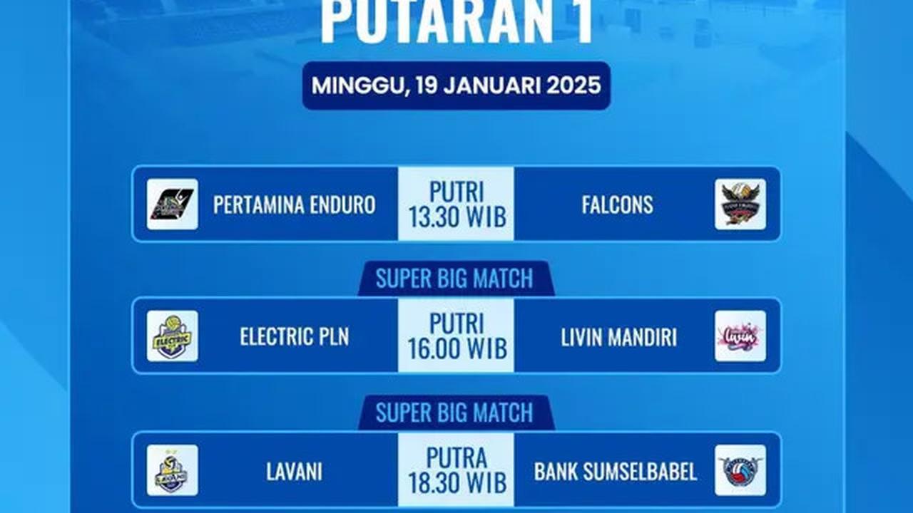 Big Match Popsivo Polwan Vs Livin Mandiri Awali PLN Mobile Proliga 2025 Putaran 1 Minggu Ketiga