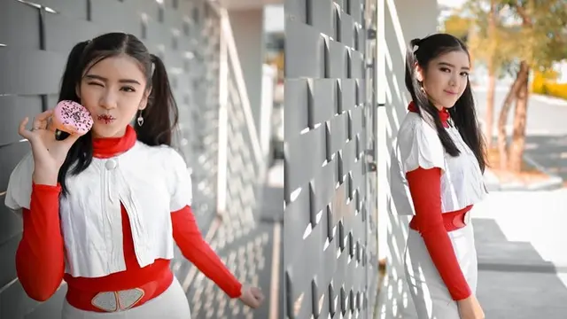 Selain bersuara emas, gadis asal Jember ini juga memiliki paras cantik dan imut.