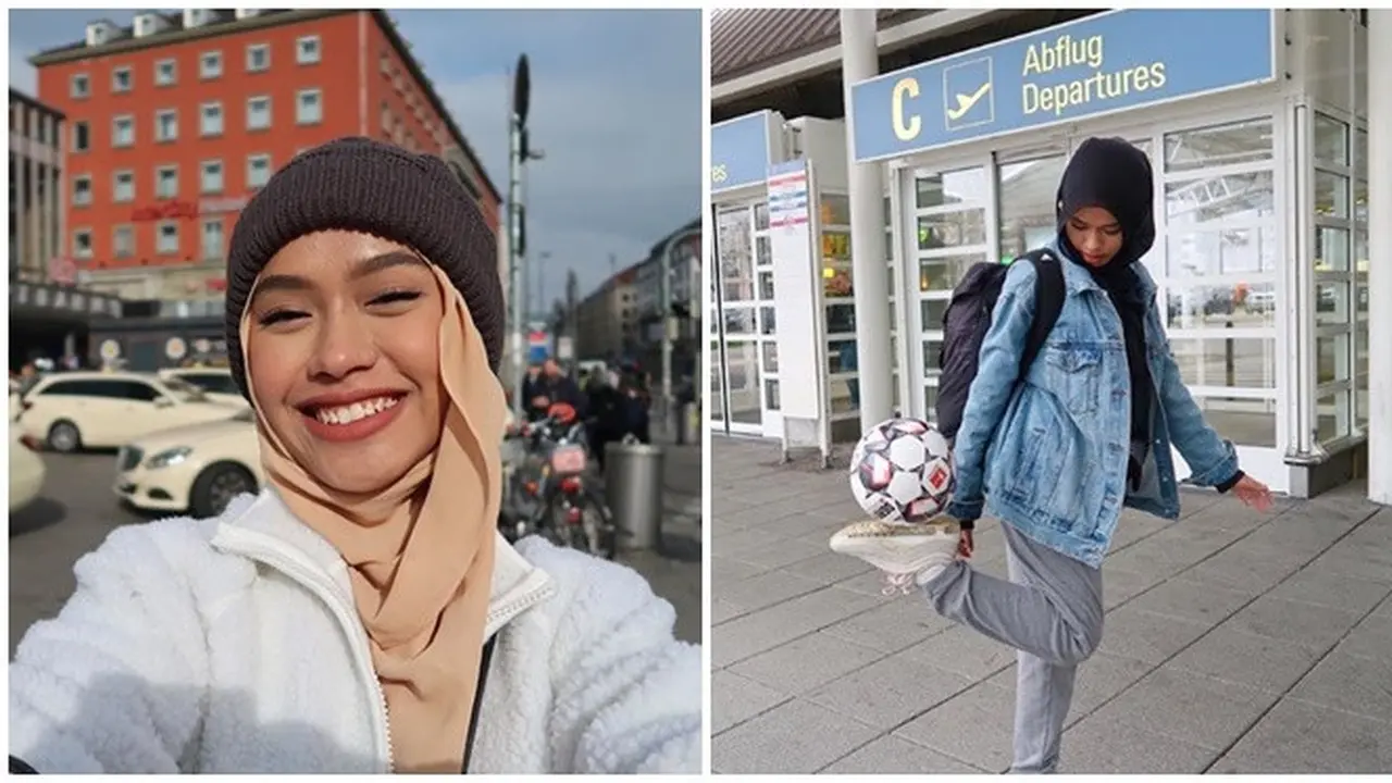Aksi Perempuan Berhijab Jugling Bola Ini Keren Banget