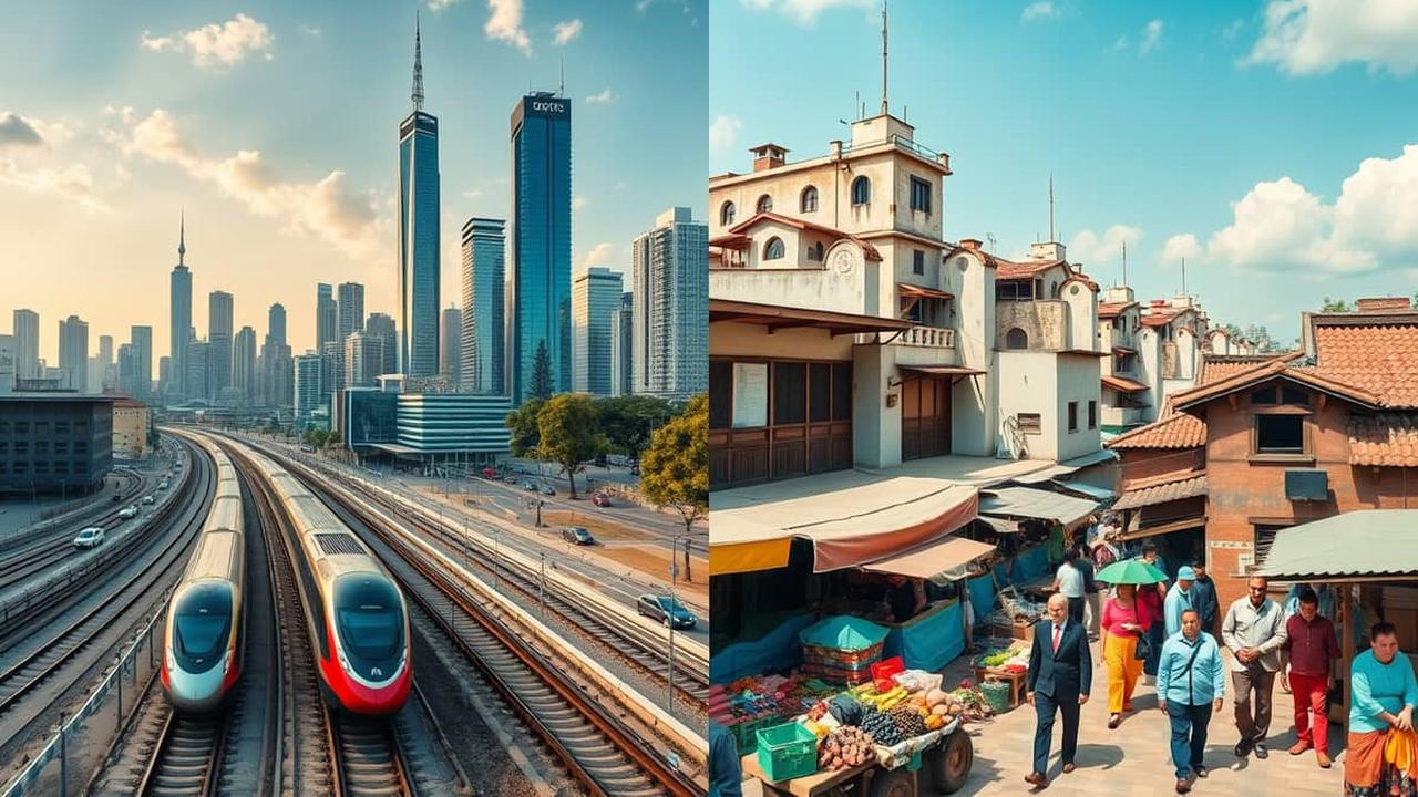 perbedaan negara maju dan berkembang