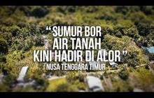 Sumur bor air tanah kini hadir di Alor, NTT