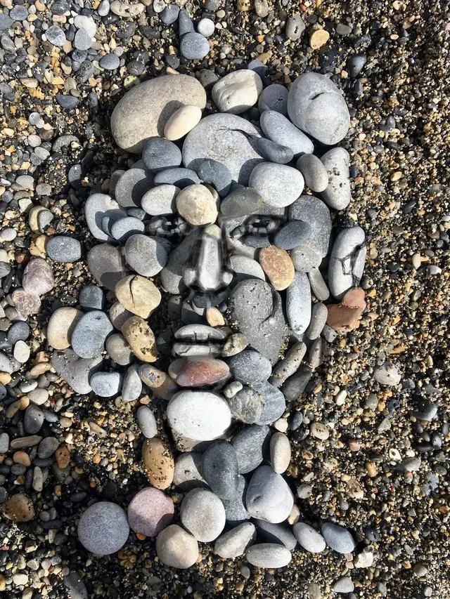 Seniman Ini Susun Batu Pantai Menyerupai Wajah, 6 Hasilnya Bikin Takjub