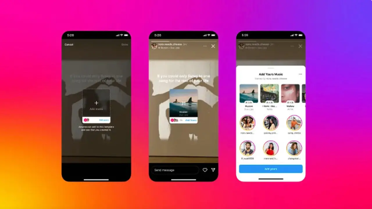 Instagram Add Yours Music