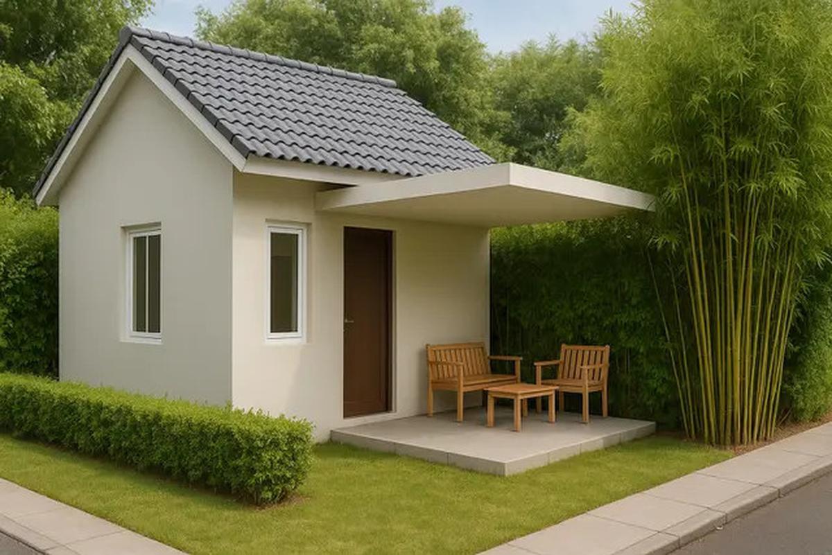 7 Gambar Rumah Tipe 21 dengan Teras Mini