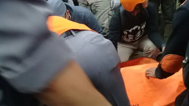 Satu korban tertimbun tanah di Wonosobo, Bawon Haryadi ditemukan dalam kondisi meninggal dunia(Foto: Liputan6.com/Polres Wonosobo/Muhamad Ridlo)