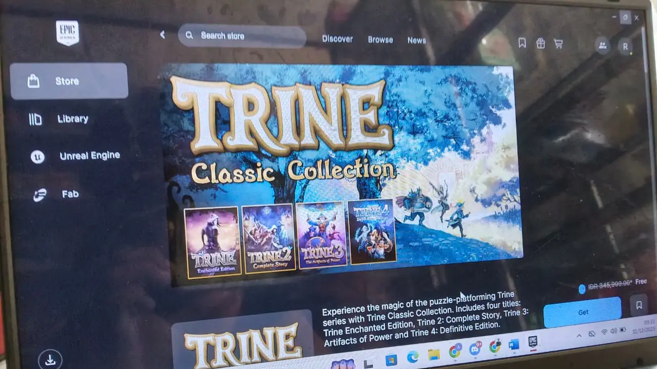 Trine: Classic Collection Gratis di Epic Games (Liputan6.com/Arief Ferdian Maulana)