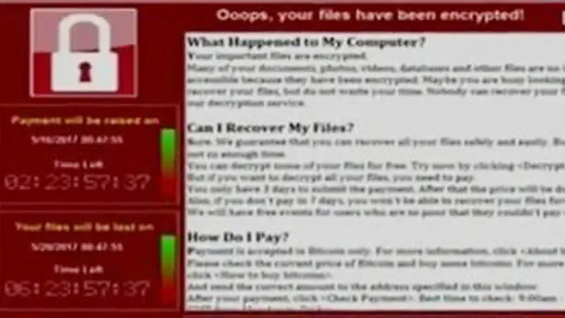 Deretan Serangan Virus Ransomware WannaCry di Berbagai Negara