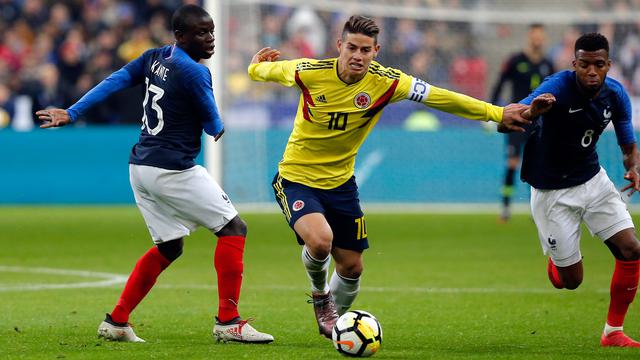 Kolombia Permalukan Prancis di Kandang Sendiri