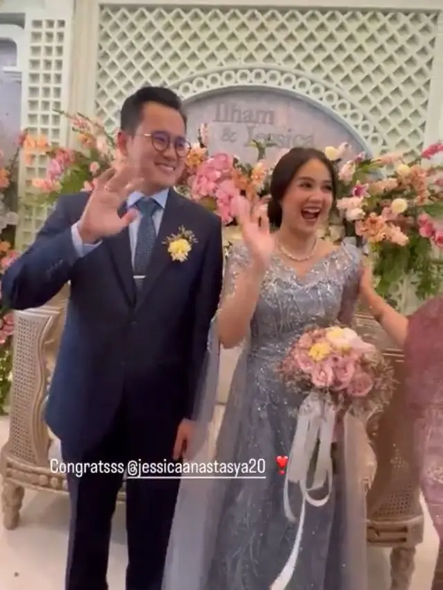 Lama Tak Muncul, Ini 6 Momen Resepsi Pernikahan Jessica Anastasya