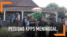 Seorang anggota KPPS di Cianjur, Jawa Barat meninggal diduga kelelahan setelah mengurus Pemilu 2019.
