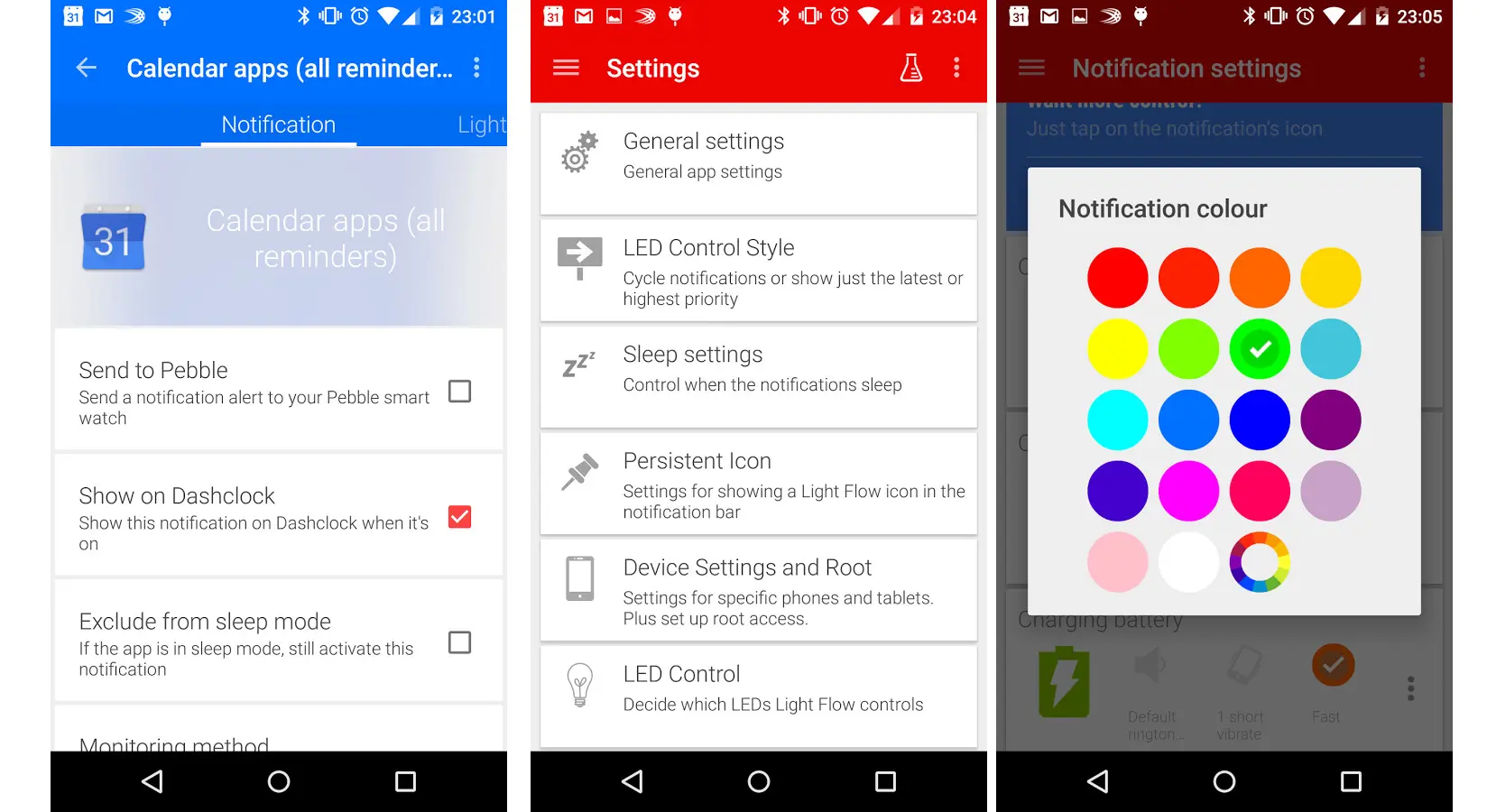 	Aplikasi Light Flow (Sumber: Google Play Store)