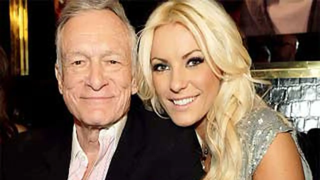 Hugh Hefner dan Crystal Harris.