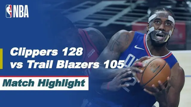 Berita video, Kawhi Leonard Bawa LA Clippers Menang atas Portland Trail Blazers