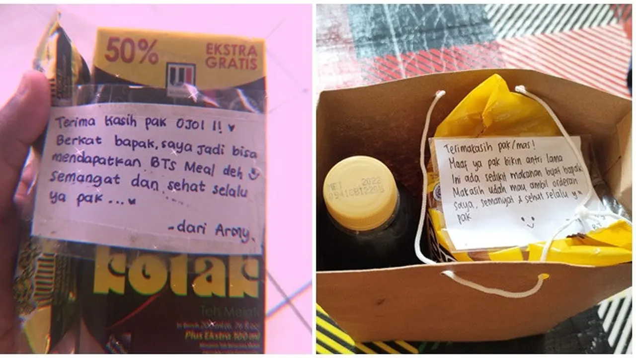 6 Gift Army untuk Driver Ojol yang Rela Mengantre BTS Meal, Sebagai Ucapan Terima Kasih