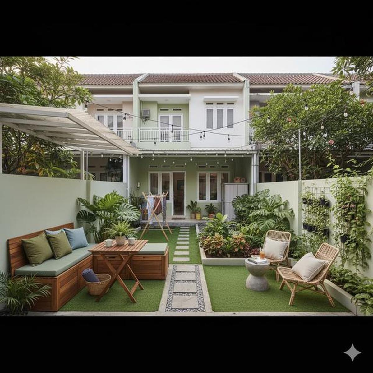 7 Trik Mendesain Rumah Kecil agar Tetap Punya Ruang Hijau di Belakang, Cocok untuk Lahan Sempit