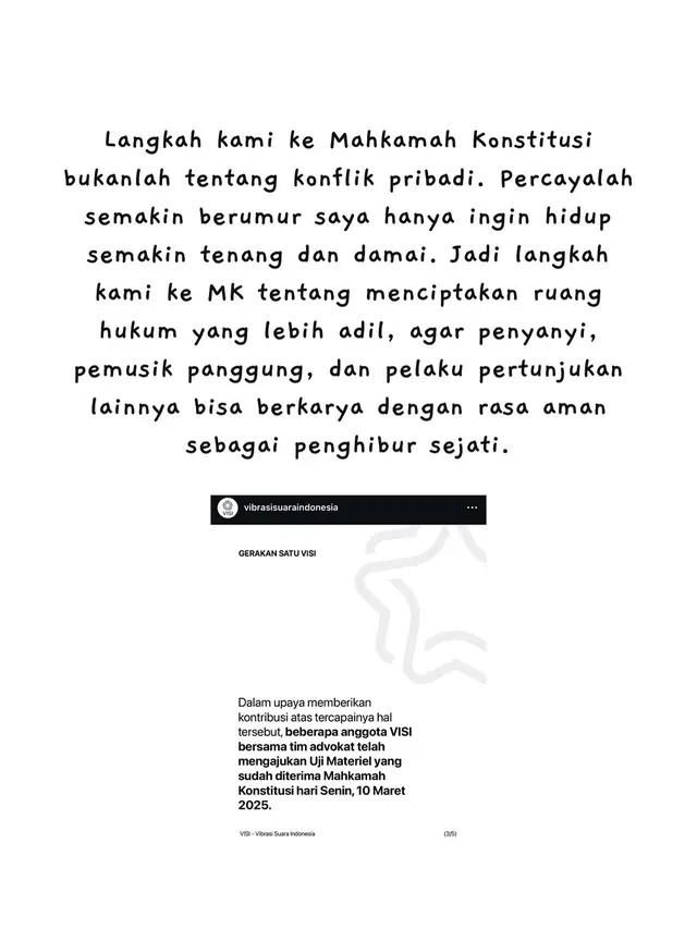 Unggahan Tantri Kotak. (Foto: Dok. Instagram @tantrisyalindri)