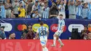 Kemenangan dua gol tanpa balas ini membawa Argentina ke partai final dan akan berjumpa pemenang duel antara Kolombia vs Uruguay. (AP Photo/Julia Nikhinson)