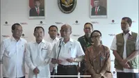 Konferensi pers  Menko PMK dan Menlu RI Mengenai Evakuasi WNI di Kapal Diamond Princess (27/2).(Source: Youtube Kemlu RI)