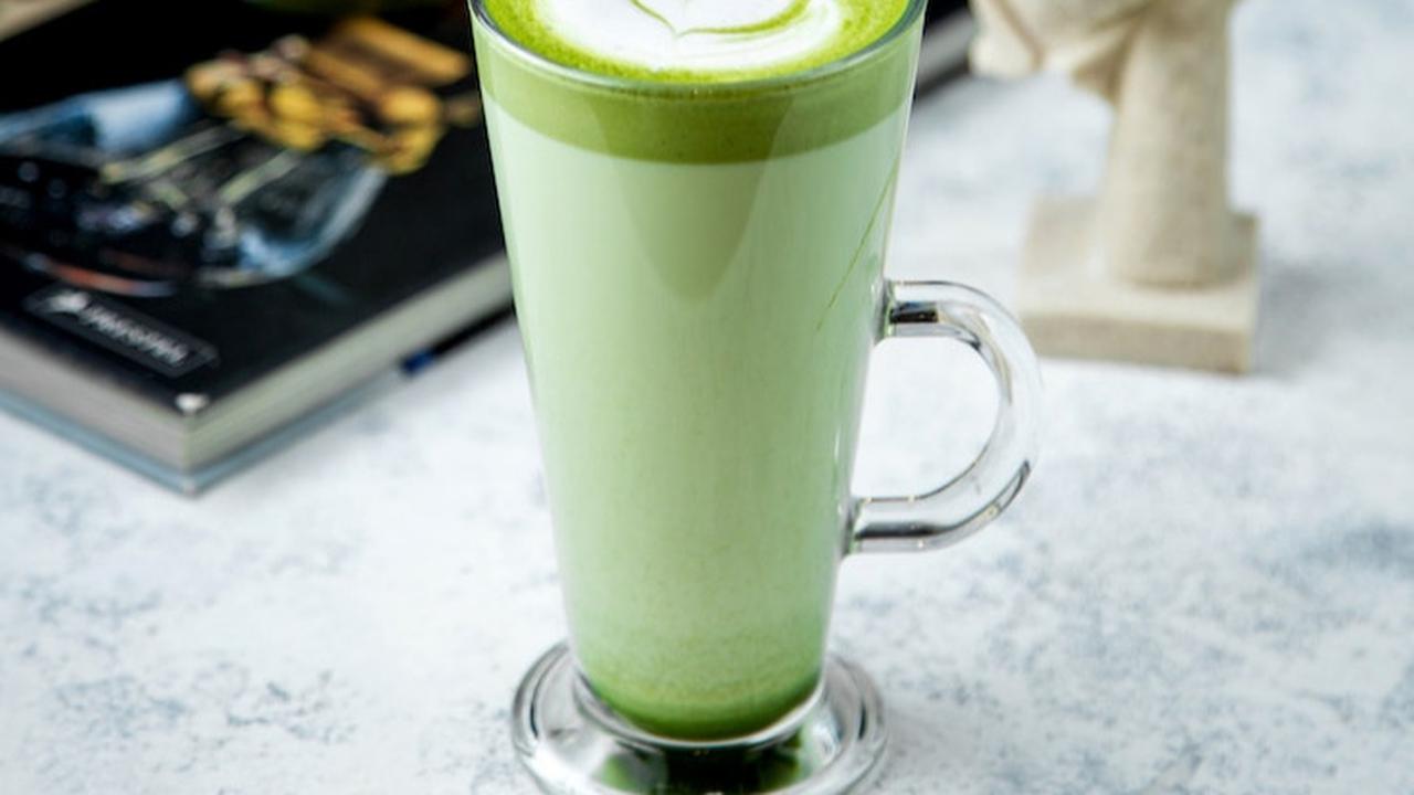 Ilustrasi Matcha Latte