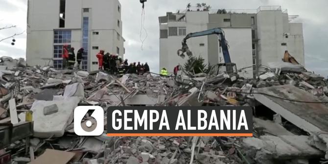 VIDEO: Korban Tewas Gempa Albania jadi 41 Orang