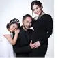 Uki NOAH bersama anak dan istri (Foto: Instagram)