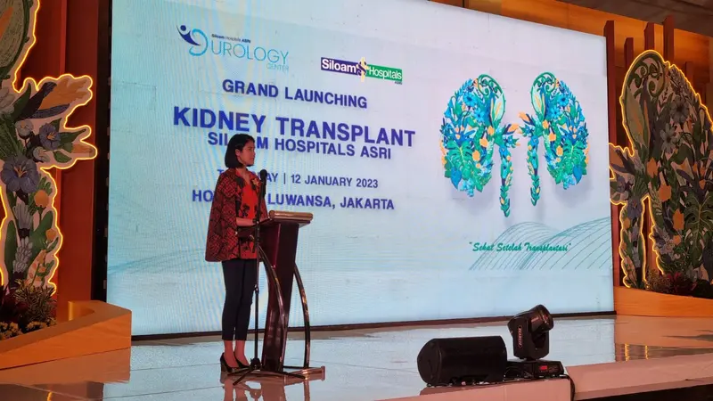 Wakil Presiden Direktur Siloam Hospitals Group, Caroline Riady, pada acara grand launching Kidney Transplant Siloam Hospitals Asri, di Jakarta, Kamis (12/1/2023). Foto: Dokumen Siloam Hospitals Group