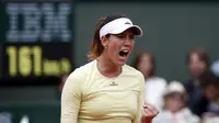 Petenis Spanyol, Garbine Muguruza kalahkan Serena Williams di final Prancis Terbuka 2016 (Reuters)