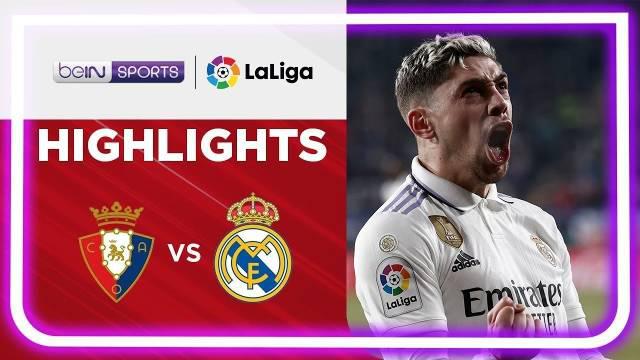 Berita Video, Real Madrid Kalahkan Osasuna Dua Gol Tanpa Balas di Pekan 22 Liga Spanyol pada Minggu (19/2/2023)