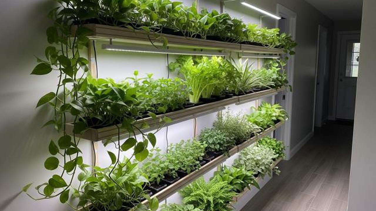7 Kebun Sayur dan Herbal Pakai Rak Susun Dinding Rumah, Panen Segar Setiap Hari