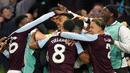 Aston Villa berhasil memetik kemenangan comeback dalam laga leg-2 semifinal Liga Europa 2025/2026, Kamis (07/05/2026) waktu setempat. (AP Photo/Dave Shopland)