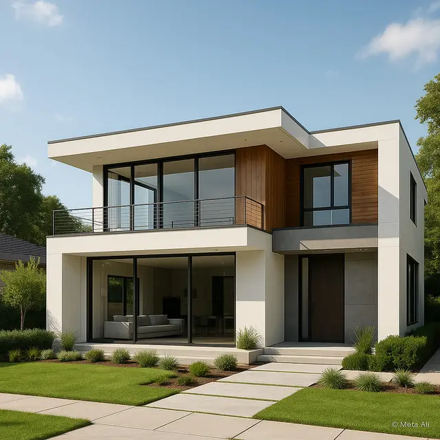 Rumah Atap Datar Modern