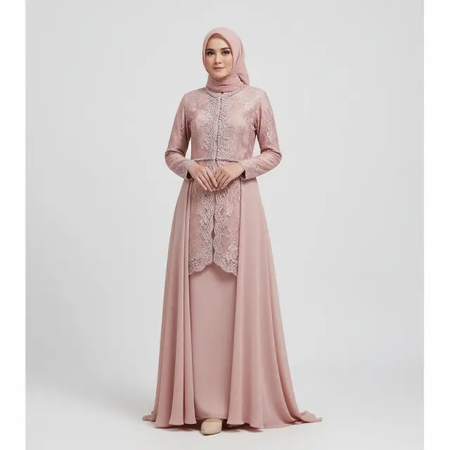 Model Gamis Ceruty Terbaru yang Memukau