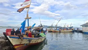 Erupsi Anak Krakatau Bikin Pendapatan Nelayan Lampung Selatan Anjlok