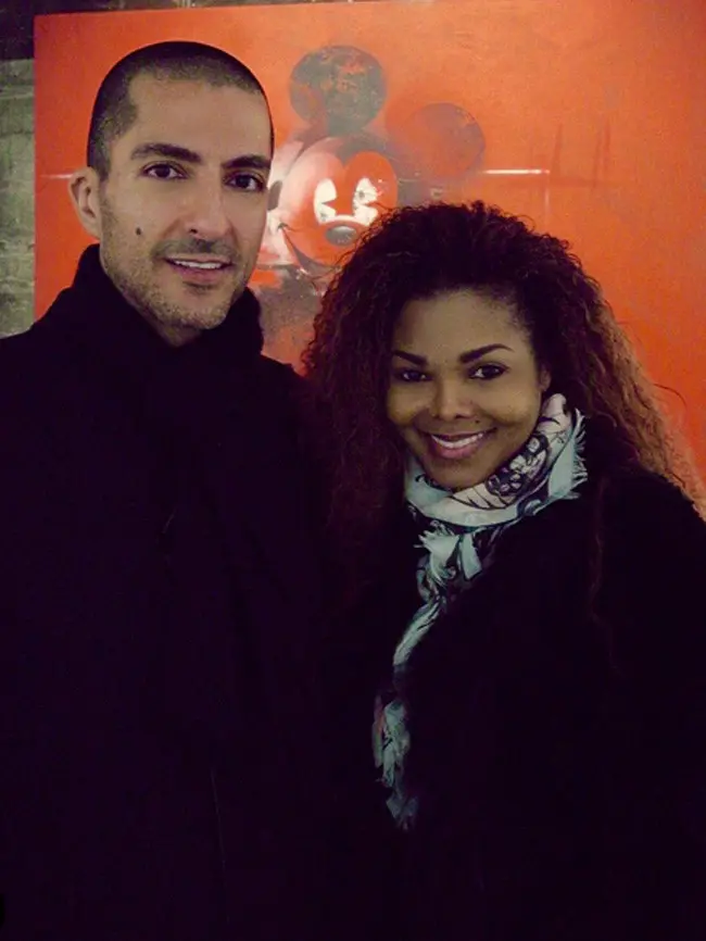 Janet Jackson dan Wissam Al Mana. (Instagram/janetjackson)
