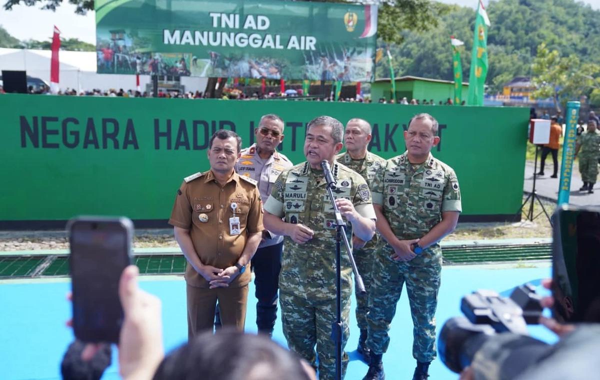 FOTO: Kasad Resmikan Pompa Hidram di Banyumas, Dorong Ketahanan Air dan Swasembada Pangan