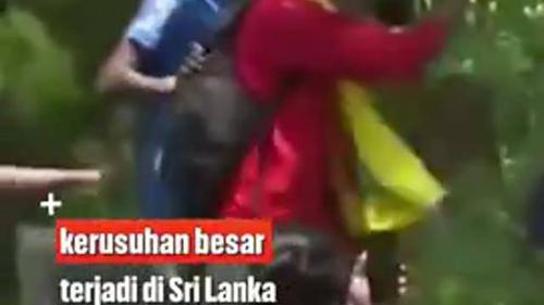 VIDEO VERTIKAL: PM Sri Lanka Perintahkan Militer Tertibkan Warga Sipil dengan Cara Apa pun
