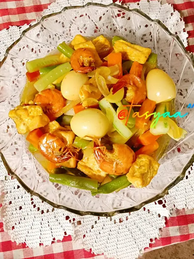 Tumis Acar Timun Mentimun Udang