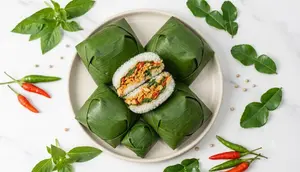 Resep Nasi Cokot Ayam Suwir Kemangi Pedas, Cocok untuk Bekal Langsung Makan