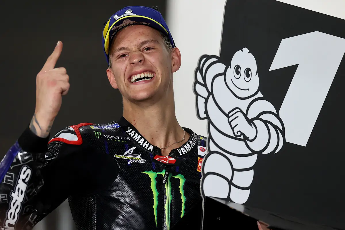 Pembalap Monster Energy Yamaha, Fabio Quartararo.