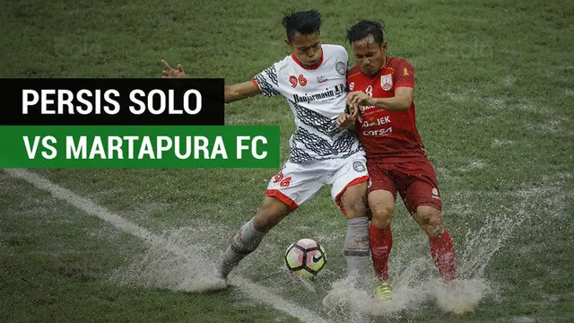 VIDEO: Highlights Liga 2 2017, Persis Solo Vs Martapura FC 0-1