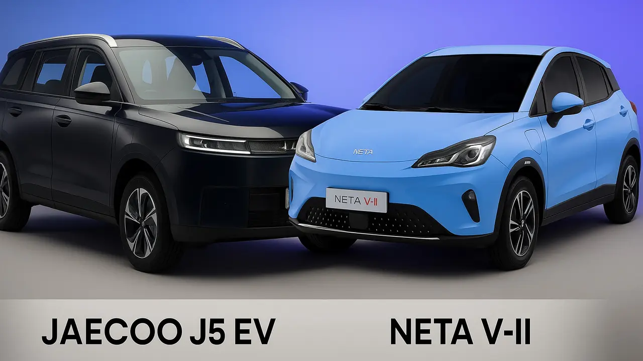 Jaecoo J5 EV vs Neta V-II, SUV Listrik Harga Rp 200 Jutaan