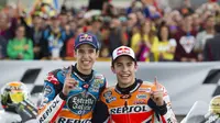 Marc Marquez dan Alex Marquez (AFP/Jaime Reina)