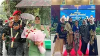 Juliana Moechtar di pelantikan kenaikan pangkat suami. (Sumber: Instagram/julianamoechtar)