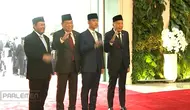 Berdasi Biru, Gibran Hadiri Sidang Tahunan MPR