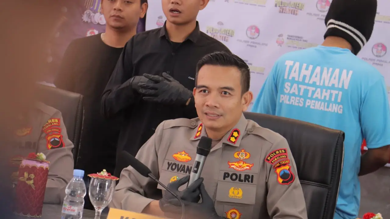 Polres Pemalang ungkap kasus pembunuhan wanita berseragam pramuka. (Foto: Liputan6.com/Polres Pemalang)
