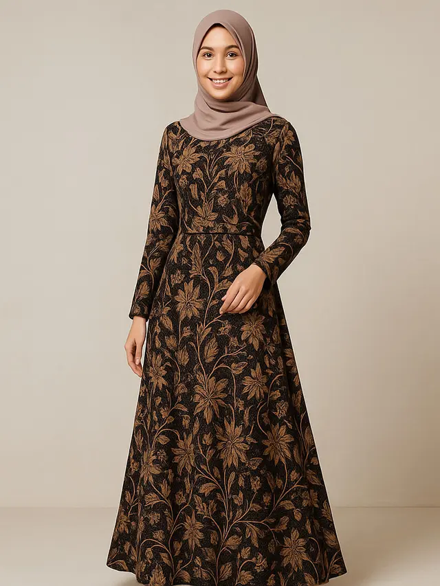 13 Model Baju Batik Syari Modern Anti Terlihat Tua saat Kondangan Outdoor, Tampilan Fresh dan Percaya Diri