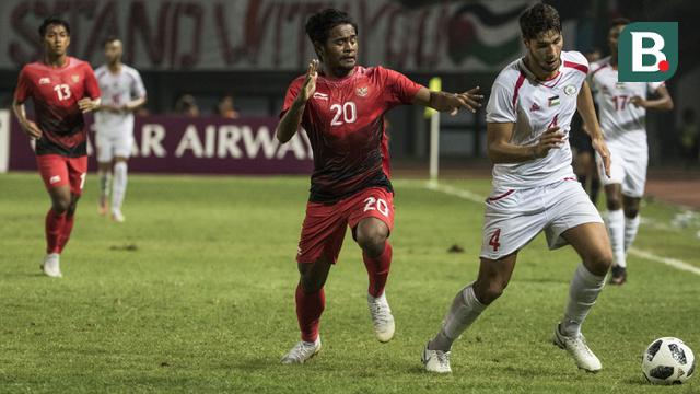 Sepak Bola : Indonesia Vs Palestina