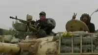Pasukan Irak bertempur melawan kelompok ISIS.